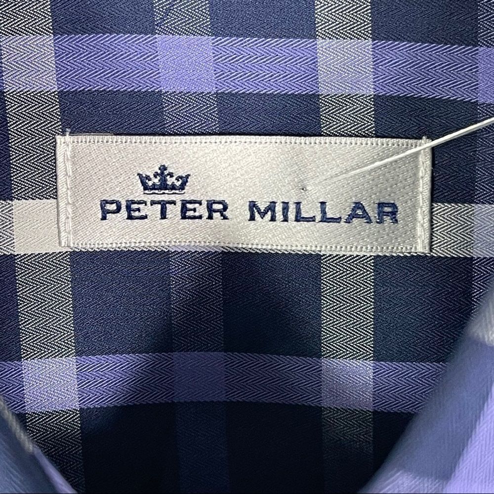 Peter Millar plaid button down, NWT, Small - Picture 4 of 9